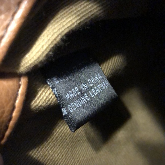 Genuine Leather Zipper Front Shoulder Bag Purse - Picture 11 of 14